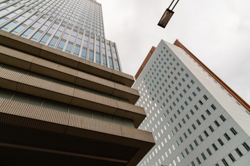Architecture builings at the port of rotterdam
