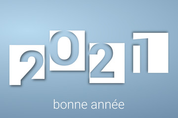 2021 - Bonne ann&eacute;e - happy new year