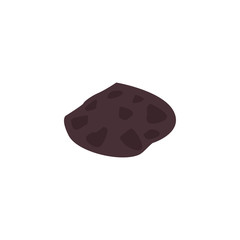 space asteroid flat style icon