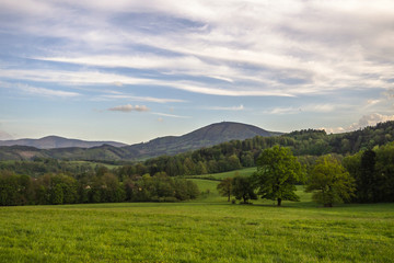 landscape in the mountains