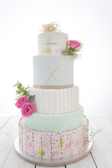 Wedding cake isolated
