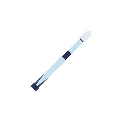 space shuttle flat style icon