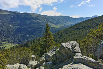 Landscape of trail for The Stinky Lake from area of Tiha Rila (Quiet Rila