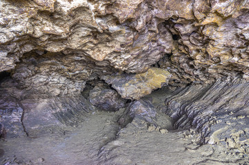 Gallery in the karst cave