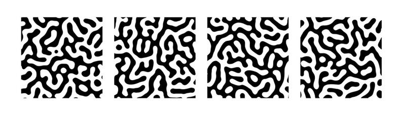 Vector Seamless Reaction Diffusion Set - Mathematical Biology Turing Patterns