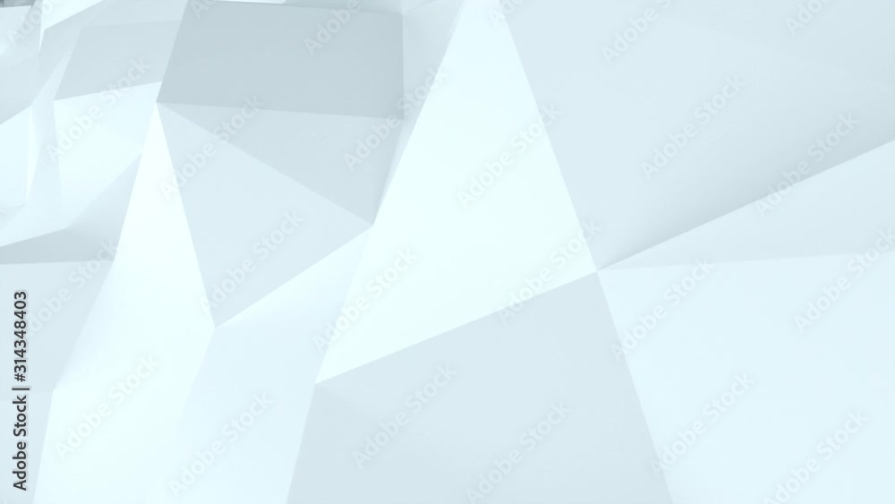 Poster 3d rendering abstract polygonal abstract background. computer generation low poly waving surface. ge