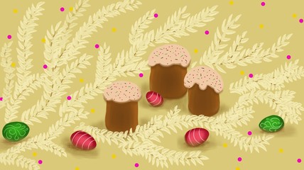 seamless pattern with sweets