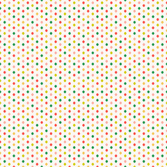 Polka dot vector seamless pattern. Vector geometric texture with little colorful spots, confetti. Simple abstract background for kids, boys and girl. Design for holiday decor, print, textile, covers