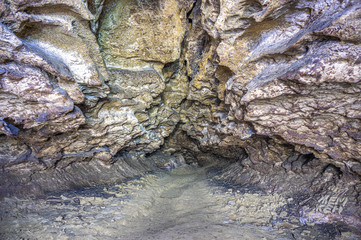 Gallery in the karst cave