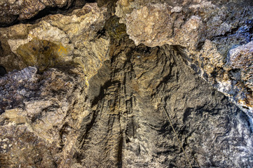 Gallery in the karst cave