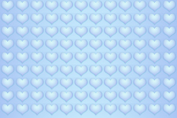  Fondo azul con corazones azul de San Valentín.