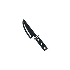 knife icon template color editable. Knife symbol vector sign isolated on white background illustration for graphic and web design.