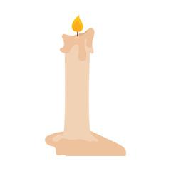 Isolated candle icon