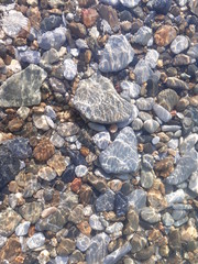 stones on beach