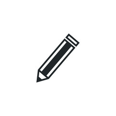 Pencil icon template color editable. Edit symbol vector sign isolated on white background illustration for graphic and web design.