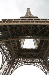 Bottom the Eiffel Tower in Paris
