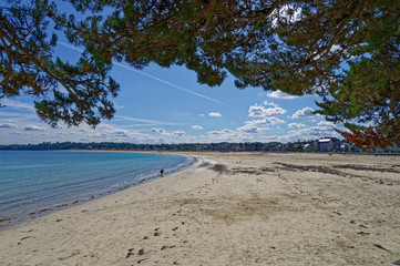 Plage de Saint-Cast-Le-Guildel, Côtes-d’Armor, Bretagne, France