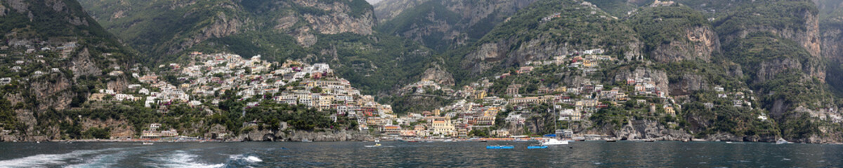 Fototapeta na wymiar Panorama Positano South Italy