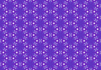 Seamless geometric pattern design illustration. Background texture. In purple, white colors.