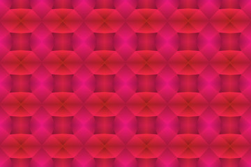 Seamless geometric pattern design illustration. Background texture. Used gradient in red color.
