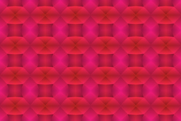 Obraz premium Seamless geometric pattern design illustration. Background texture. Used gradient in red color.