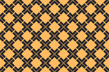 Seamless geometric pattern design illustration. Background texture. In yellow, brown, black colors.