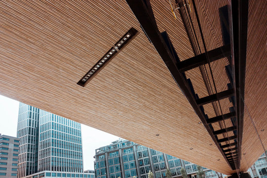 Facade of the Central Station in Rotterdam, The Netherlands