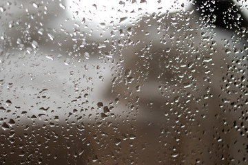 rain drops on window