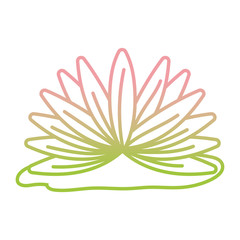 flower foliage plant gradient icon