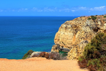Coast in Lagos, Portugal