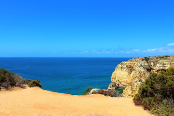 Coast in Lagos, Portugal