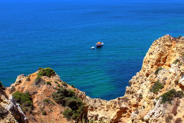 Coast in Lagos, Portugal