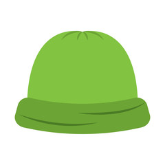 Isolated winter hat icon