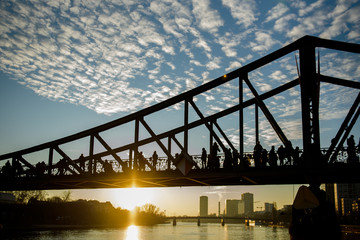 Frankfurt old town. Germany