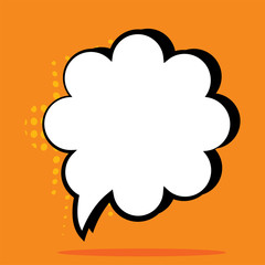 Comic speech bubble