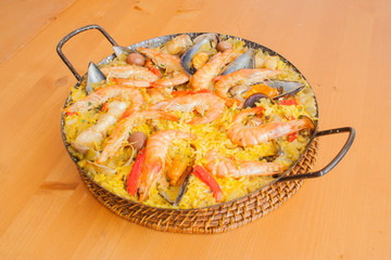 Paella on the Table