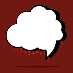 Comic speech bubble