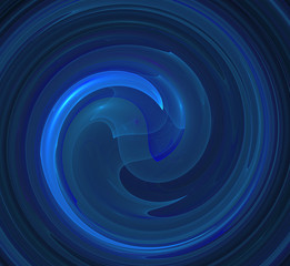 Abstract fractal pattern on black background