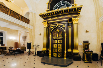 Inside of Voronezh choral Synagogue