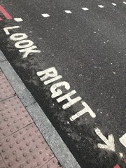pedestrian sign on the road