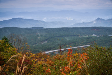 beginning of autumn season in fukushima japan