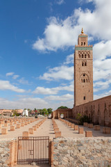 Fototapeta na wymiar Koutoubia-Moschee in Marrakesch