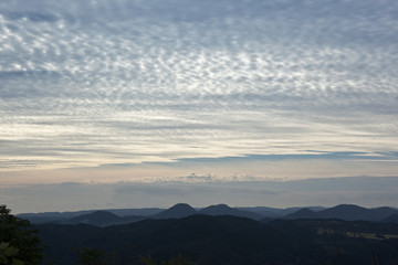 Obraz premium 遠見番山より薩摩半島の薄明