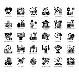 Set of economy thin line and pixel perfect icons for any web and app project.