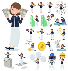 flat formal wide pants women_money