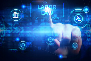 Business, Technology, Internet and network concept. Employment Law.