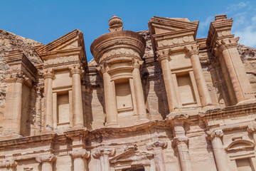 The Monastery (Al Deir) in the ancient city Petra, Jordan