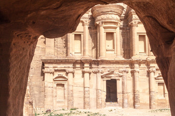 The Monastery (Al Deir) in the ancient city Petra, Jordan