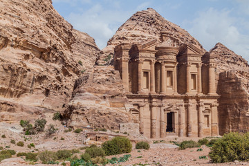 The Monastery (Al Deir) in the ancient city Petra, Jordan