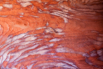 Detail of a sandstone stratification